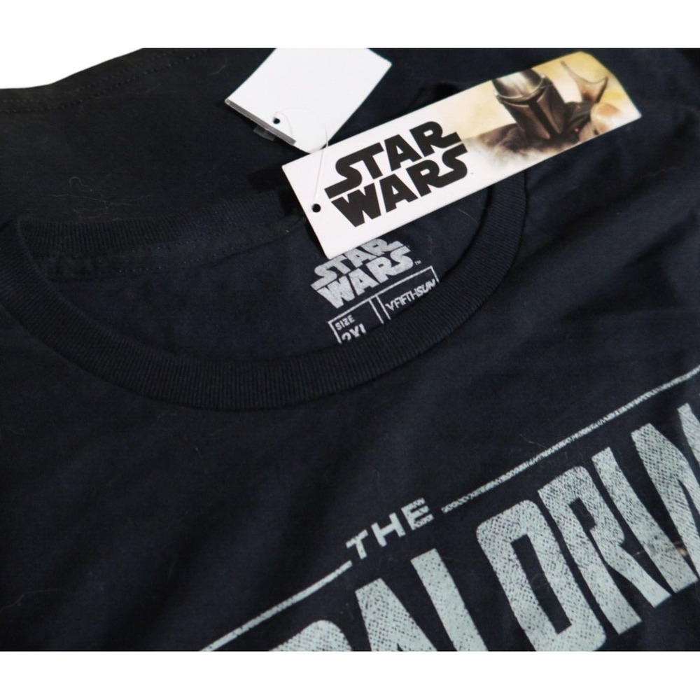 Star Wars The Mandalorian T Shirt Size 2XL The Child Grogu Black New NWT - Picture 4 of 4